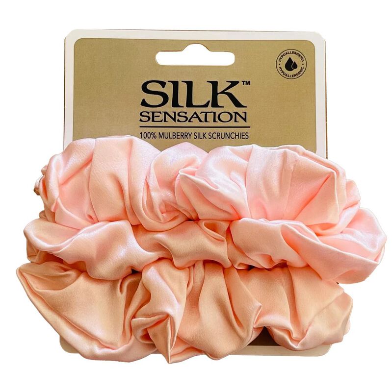 Silk Sensation Large Silk Scrunchies - 3pk image number 0